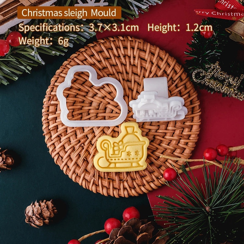 Christmas Themed Santa Claus Christmas Tree PLA Plastic Bakeware Mold | Bakeware & Kitchen Tools