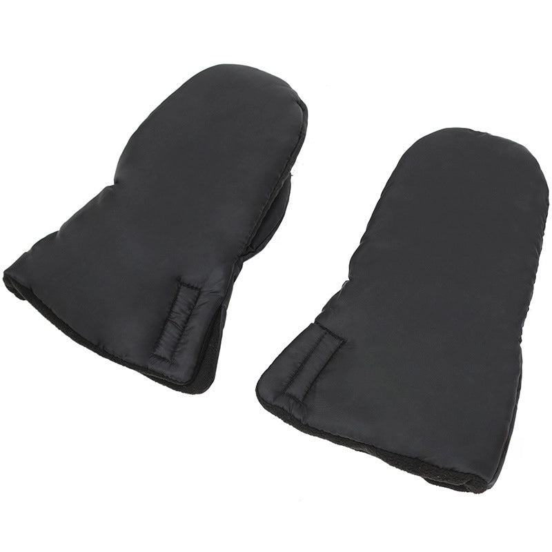 Winter Windproof Baby Stroller Gloves Thick Velvet Lined Warm Mittens | Baby & Kids Accessories