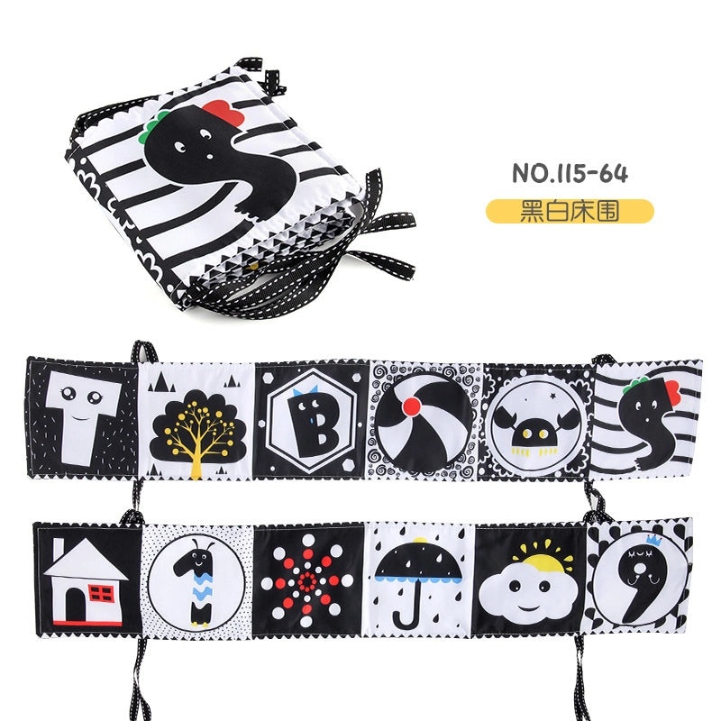 Soft Baby Fabric Book with Cartoon Designs|Baby Toys & Learning Books