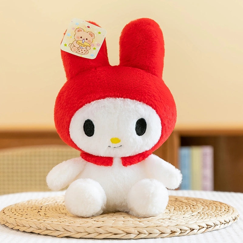 Cute Paradise Rab Plush Tote Bag Large Capacity Embroidered Shoulder Handbag|Bags & Accessories