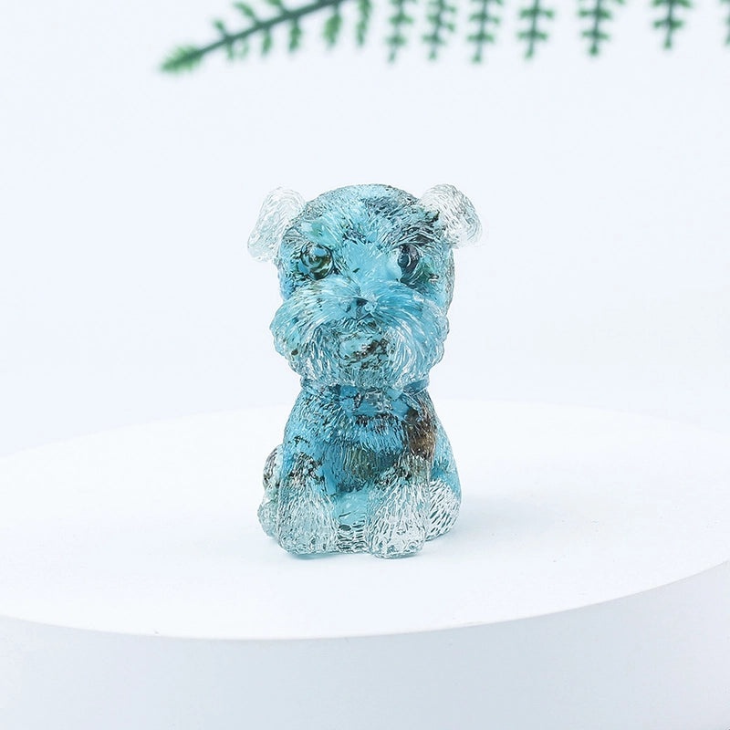 Adorable Dog Shaped Crystal Figurines for Home Decor|Decorative Figurines