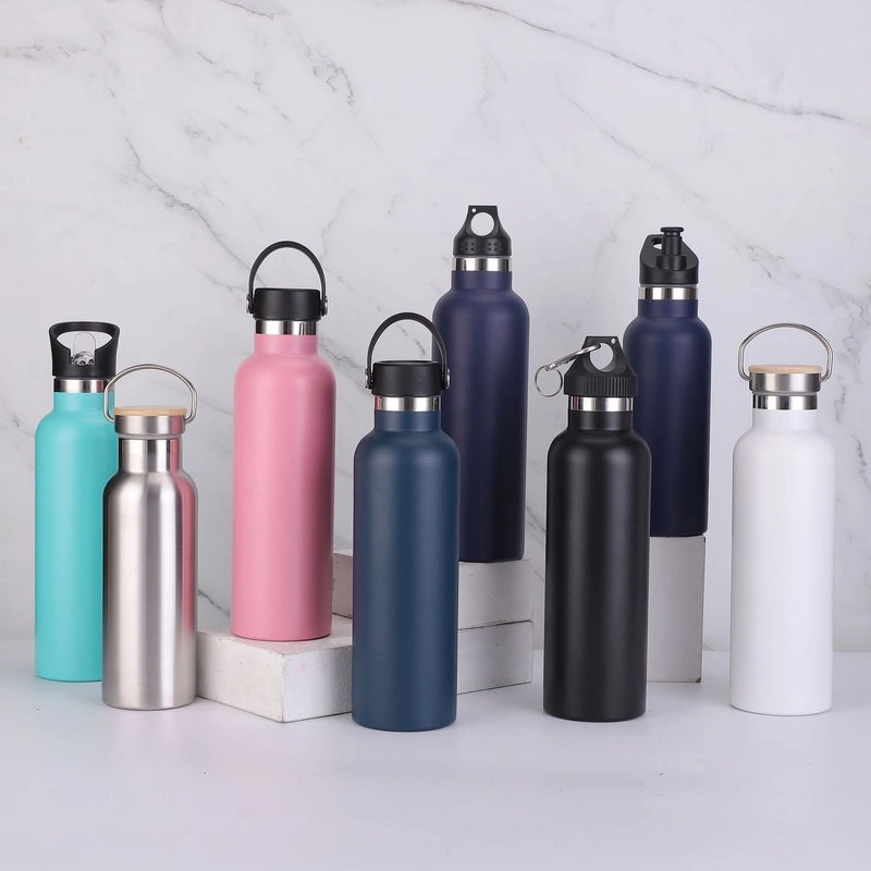 Double-Layer Vacuum Insulated Large Capacity Stainless Steel Thermal Travel Kettle Portable Wide Mouth Sports Water Bottle|Travel Accessories