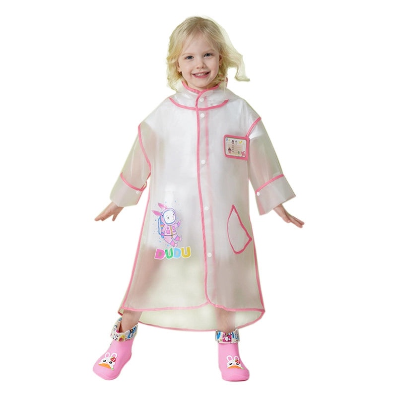 Cute Cartoon EVA Raincoat for Kids Waterproof Rain Gear|Kids Rainwear