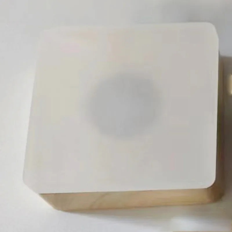 Yonii Portable Wireless Nightlight with AAA Batteries Square Aromatic Base Luminous Power Saving|Home Lighting