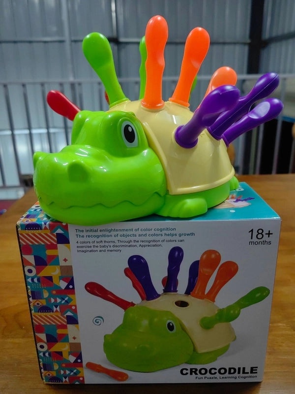 Montessori Hedgehog Puzzle Toy for Toddlers 0-3 Years Hand-Eye Coordination Early Learning | Early Education Toys