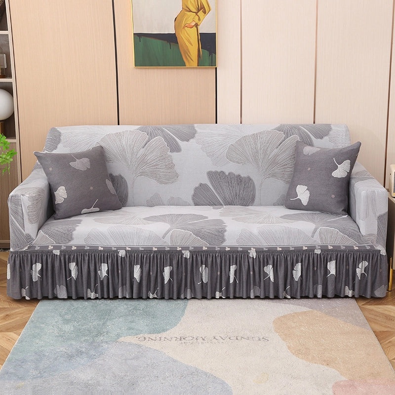 Elastic Skirted Sofa Cover Universal Four Seasons All-Purpose Stretch Sofa Protector|Home Furnishing