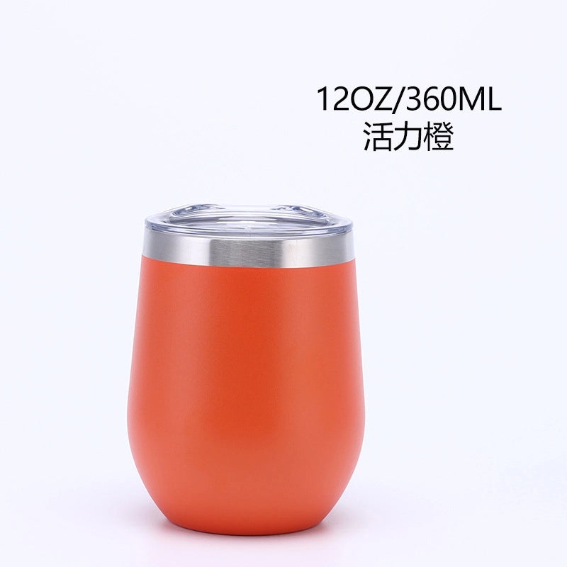 Creative Stainless Steel U-Cup Vacuum Water Bottle Portable Cute Eggshell Design|Drinkware & Water Bottles