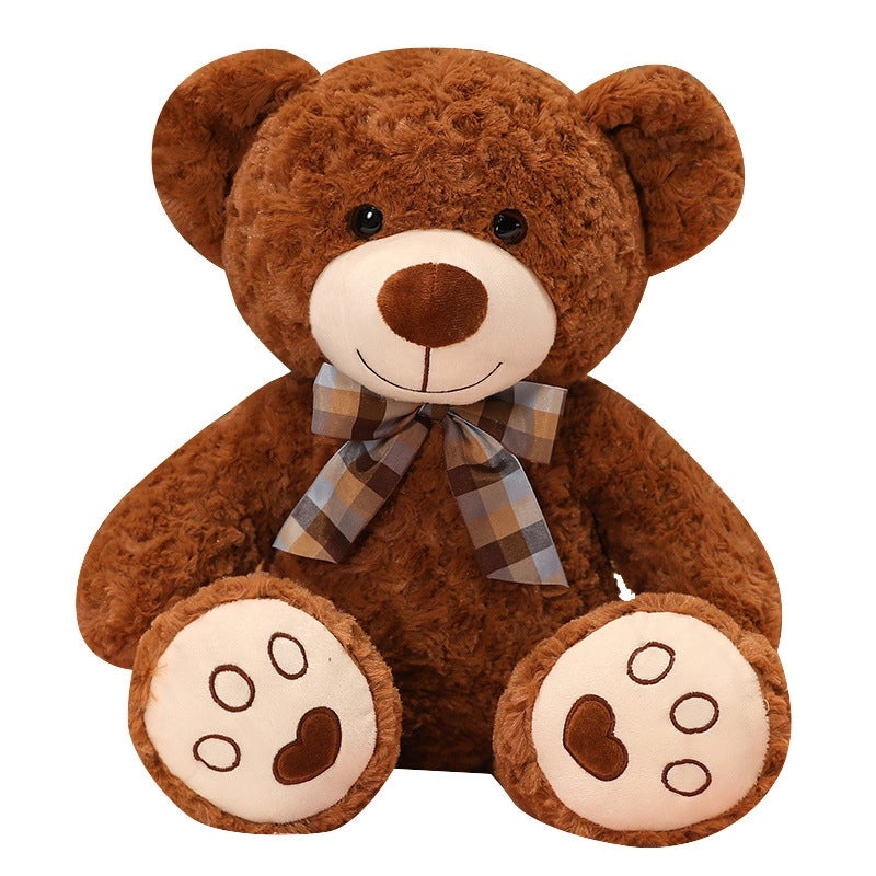 Cute Plush Bear with Bow Knot Soft PP Cotton Stuffed Animal Toy | Stuffed Animals & Plush Toys