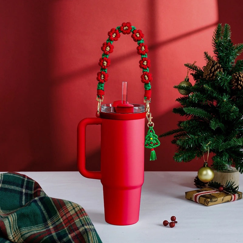 Nordic Christmas Tree Ornament Set Cotton Rope Silica Gel Cute Holiday Decor|Holiday Decorations