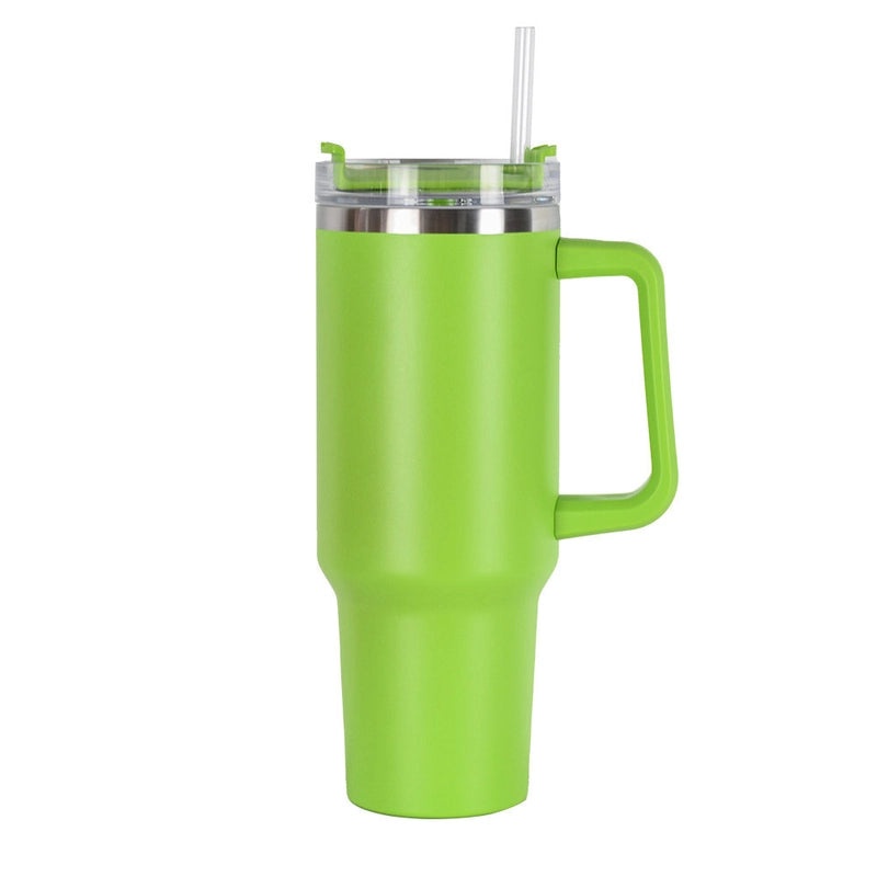 Customized 40oz Stainless Steel Double-layer Insulated Ice Tumbler with Handle for Car | Drinkware & Travel Mugs