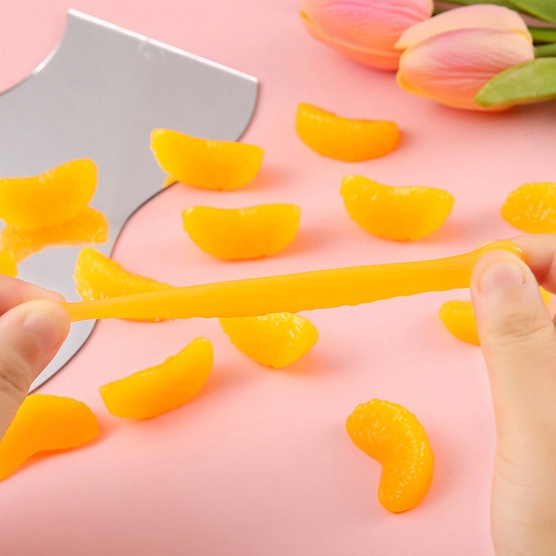 Adorable Orange TPR Keychain Charm 1 Piece|Keychains & Bag Accessories