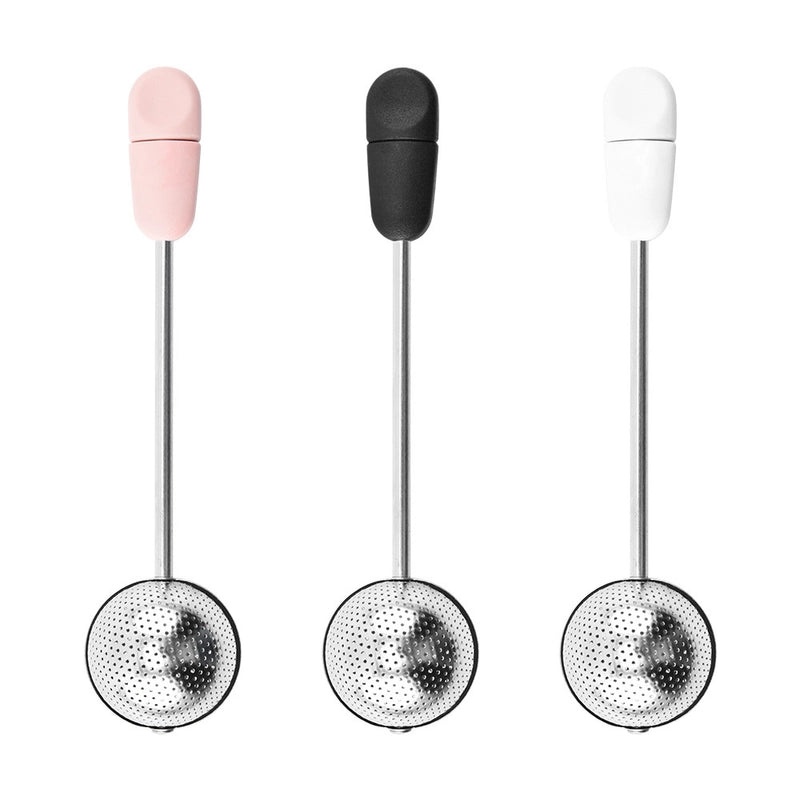 Unisex 304 Stainless Steel Daily Casual Tea Strainer Solid Color
