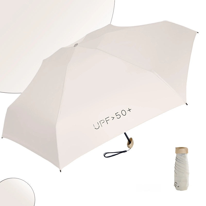 50% UV Protection Foldable Umbrella Compact Pocket Size Eight and Six Bone Options | Sun & Rain Umbrellas