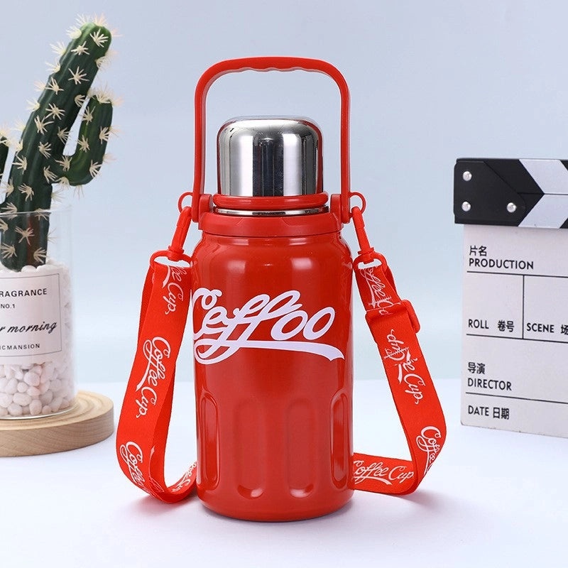 Stainless Steel Thermos Cup 316 & 201 Solid Color Casual Letter Design | Drinkware & Thermoses