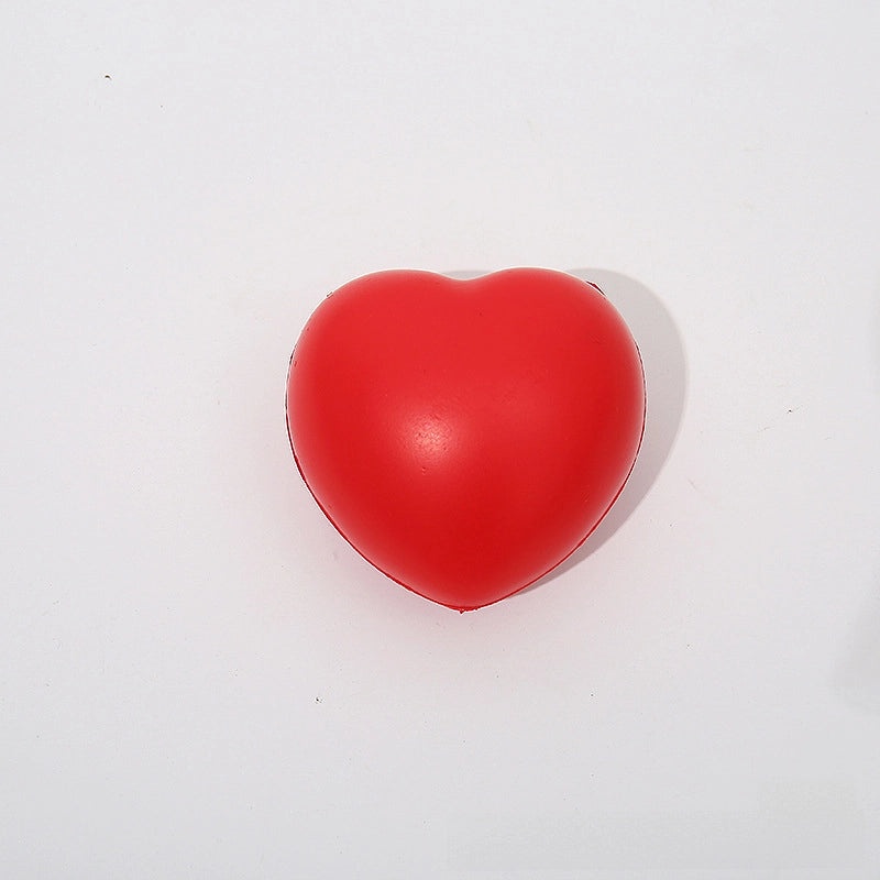 7cm Love-Shaped PU Foam Stress Relief Ball for Kids Creative Craft Gift Toy | Toys & Games