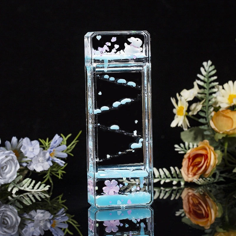 Minimalist Rabbit Ice Cream Acrylic Ornament | Home Decor Ornaments