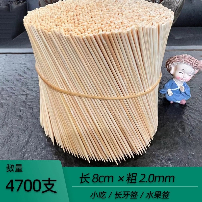 Disposable Bamboo Skewers for BBQ Grilled Meat and Fruits | Kitchen & Dining Accessories