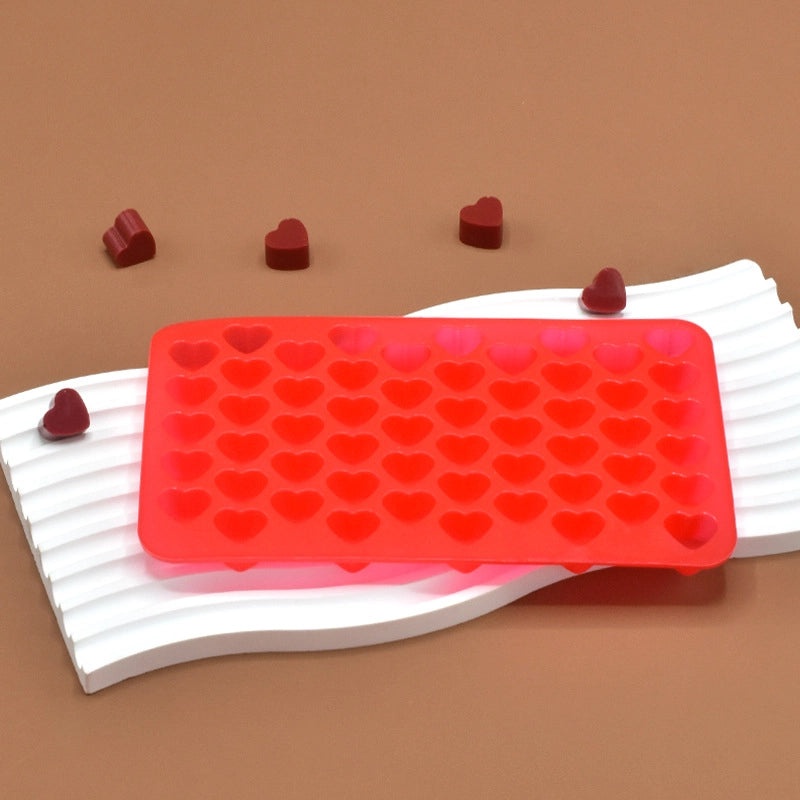 55 Cavity Love Chocolate Silicone Mold for DIY Baking Mini Jelly Pudding Biscuit Molds|Kitchen Baking Tools