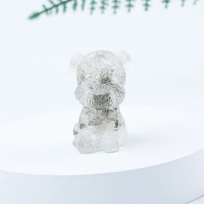 Adorable Dog Shaped Crystal Figurines for Home Decor|Decorative Figurines