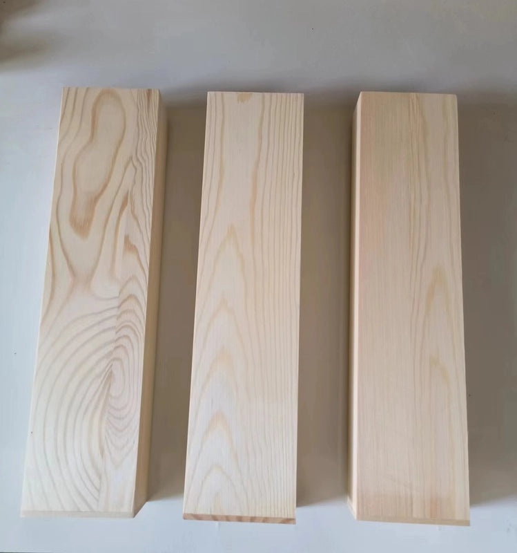 Solid Pine Wood Wall Vase for Dried Flowers | Home Decor