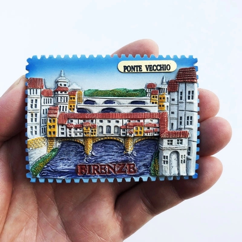 3-Piece Retro Streetwear Color Block Synthetic Resin Magnets Set|Home Decor & Magnets