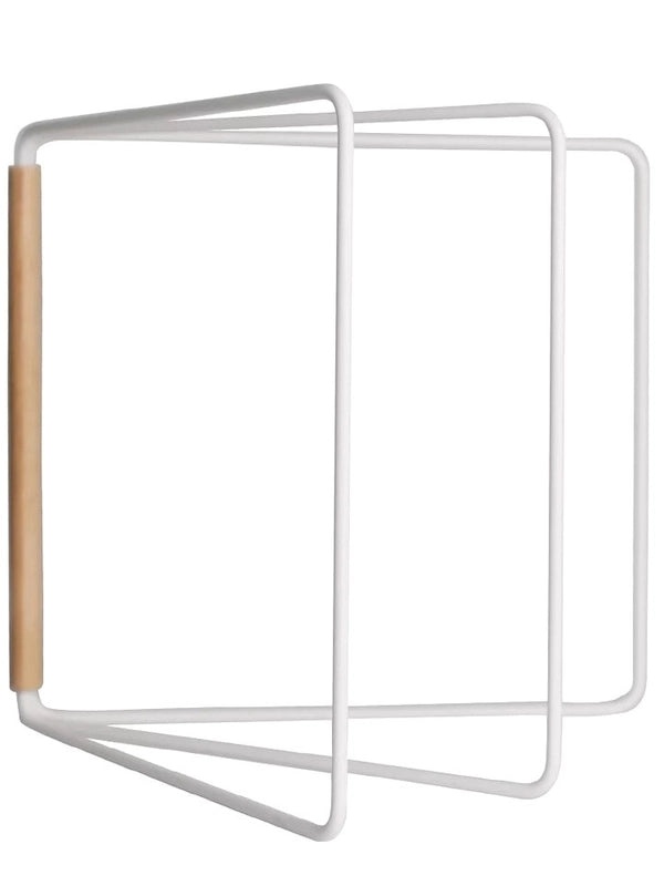 Japanese Style Foldable Vertical Kitchen Towel Rack Countertop Drying Storage Hanger|Kitchen Storage & Organization