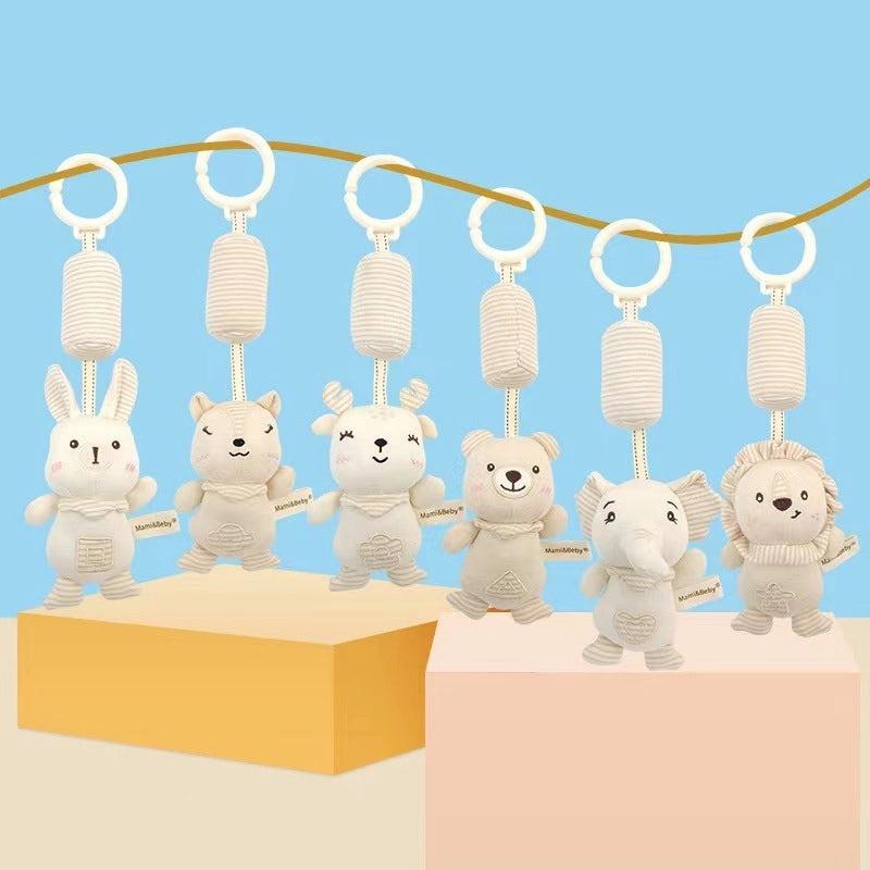 Organic Cotton Animal Baby Toys Soft Plush Rattles | Baby Toys & Accessories