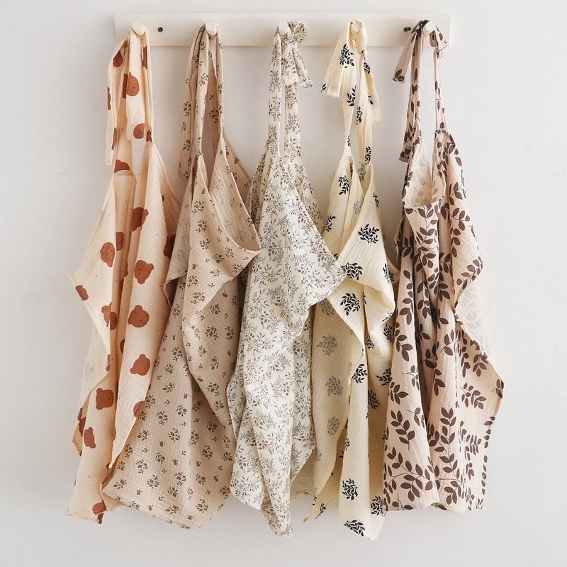 Cartoon Minimalist Solid Color Cotton Baby Blanket Soft Spring Swaddle Wrap|Baby Blankets & Swaddles