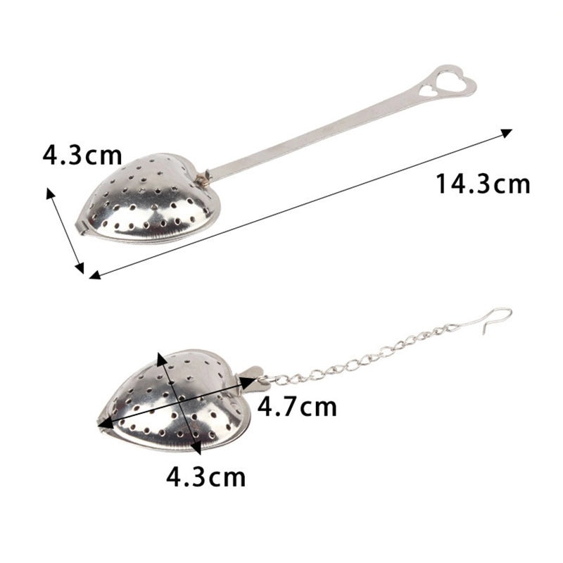Heart Shaped 304 Stainless Steel Tea Infuser for Casual Use 1 Piece|Kitchen & Dining Accessories