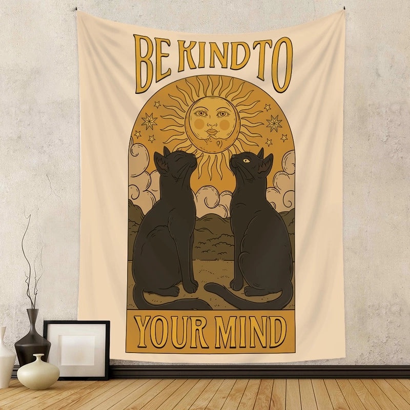 Classic Color Block Polyester Tapestry for Home Decor|Wall Hangings & Tapestries