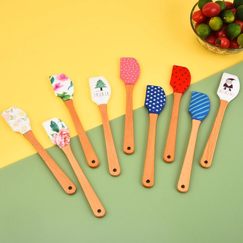 Small Silicone Spatula for Baking Christmas Cream Butter Spreader | Kitchen & Baking Tools