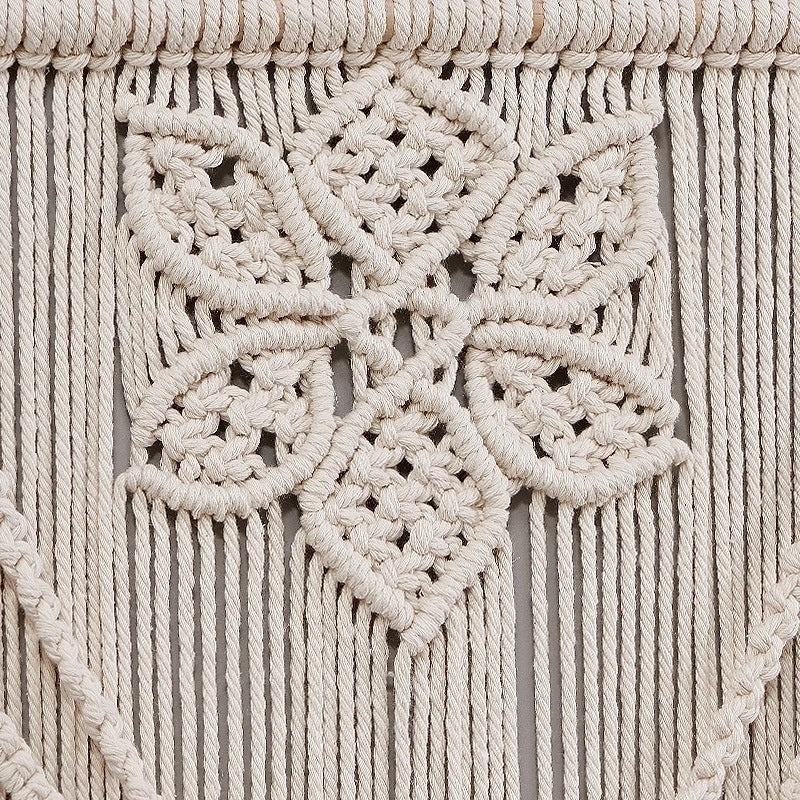 Striped Cotton Tapestry Wall Hanging for Vacation Vibes|Home Decor Wall Art