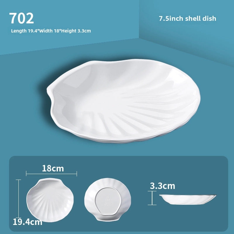 White Melamine Round Three-Compartment Sauce Dish Imitation Porcelain for Restaurant Hot Pot Serving|Kitchen & Dining Accessories