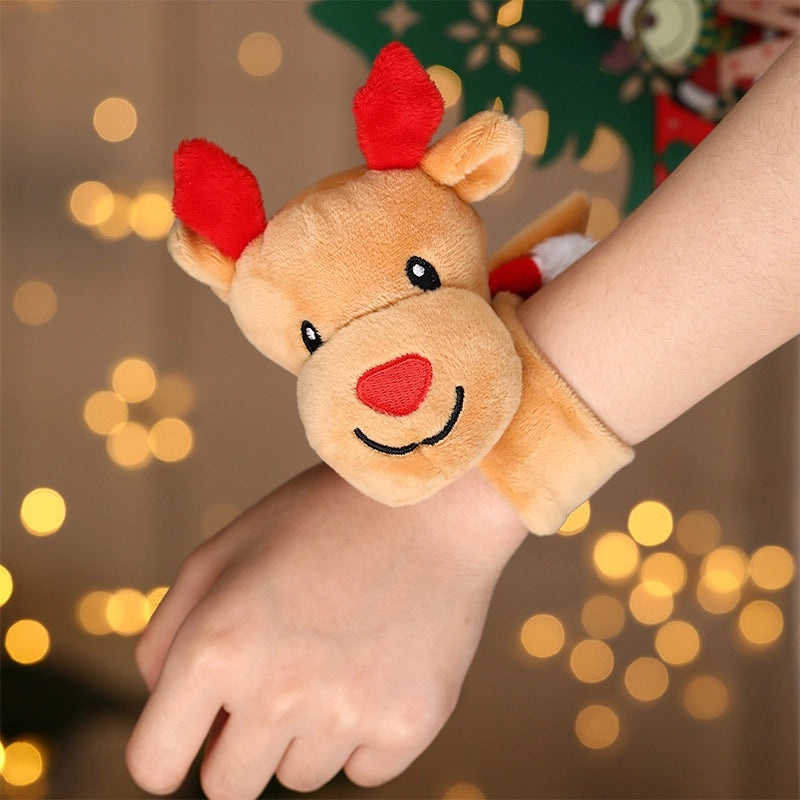 Christmas Light-Up Slap Bracelets for Kids, Snowman & Santa Designs|Kids Jewelry & Accessories