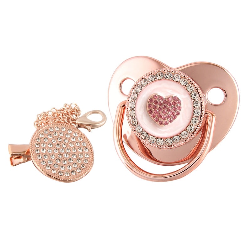 Adorable Double Heart Crown Silicone Baby Accessories|Baby Accessories & Jewelry