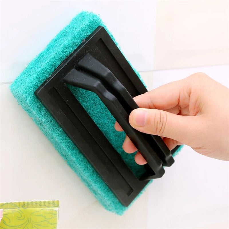 Powerful Kitchen and Bathroom Cleaning Brush with Nano Magic Sponge | Cleaning Tools