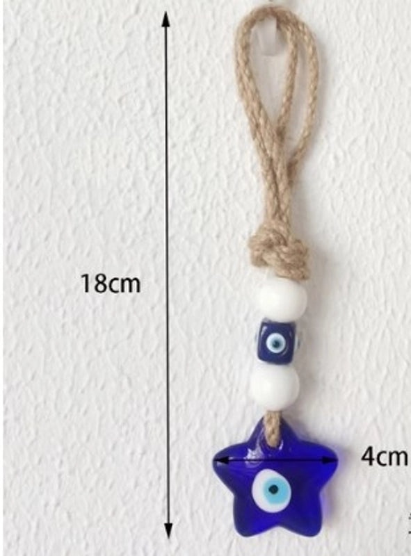 Vintage Devil's Eye Glass Pendant Wall Hanging | Home Decor & Wall Art