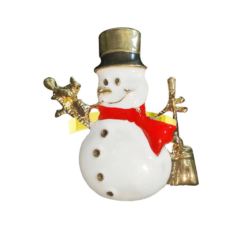 Christmas Cartoon Santa Claus Alloy Napkin Ring Casual Elegant Holiday Table Decor | Holiday Tableware