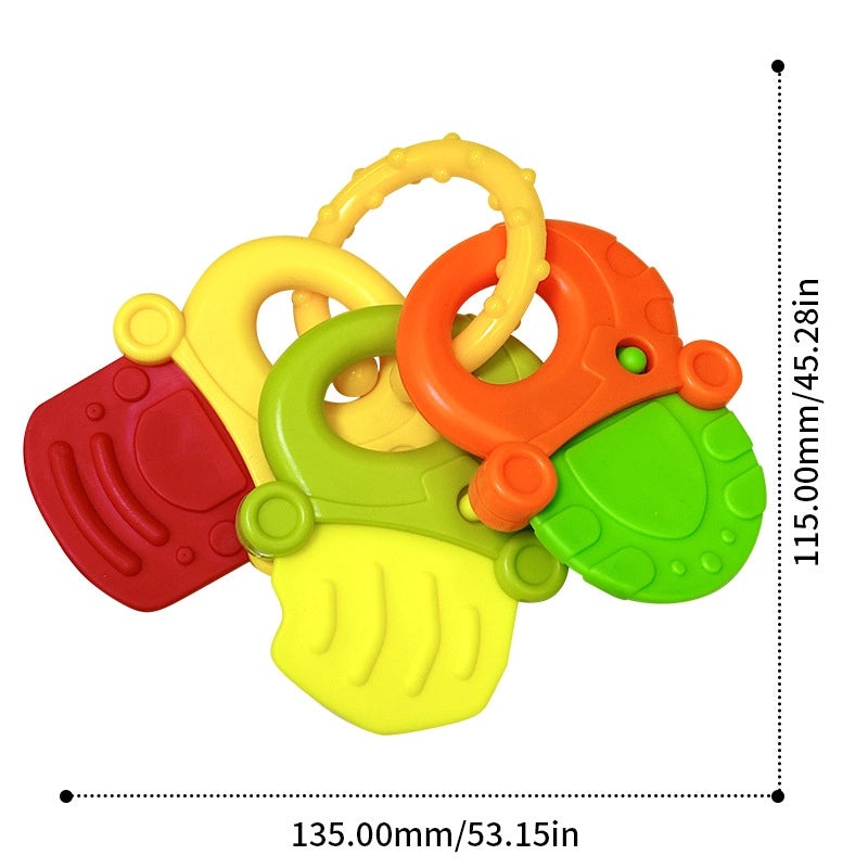 Infant Fruit Teether 0-12 Months Baby Tooth Grinding Stick Anti-Biting Rattle Soothing Gum Care|Baby Teethers & Pacifiers
