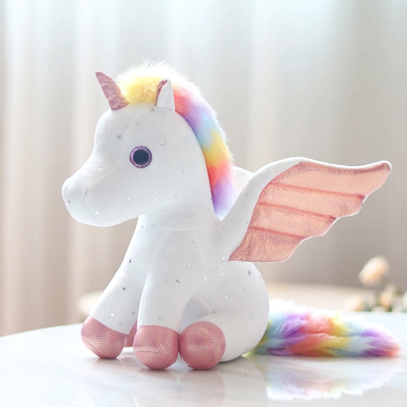 Rainbow Angel Horse Plush Doll for Kids|Toys & Games Plush Toys