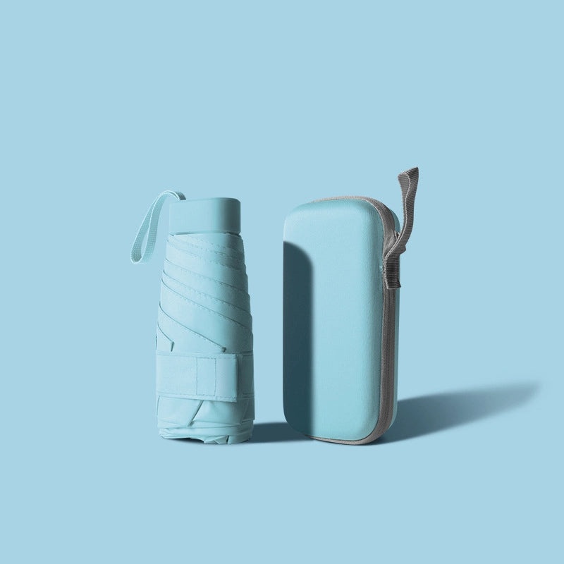 Ultra Light 60% UV Protection Folding Sun Umbrella for Women | Portable Pocket Sunshade with Custom Logo | Promotional Item | Fashion Accessories