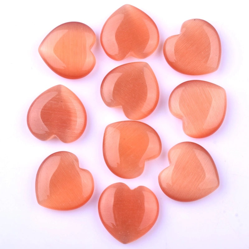 Pink 20mm Heart-Shaped Amethyst Crystal Ornament | Jewelry & Accessories