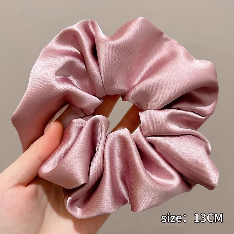 Women's French Retro Satin Scrunchie All-match Hair Tie Polka Dot