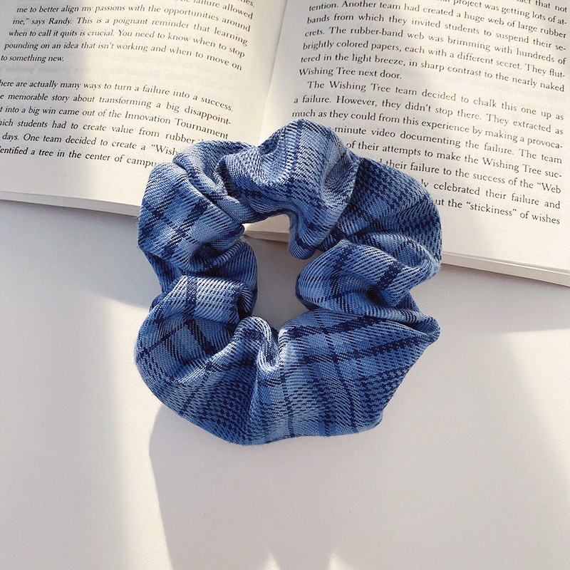 Women Daily Oversized High Elastic Lace Hair Scrunchie Elegant Floral