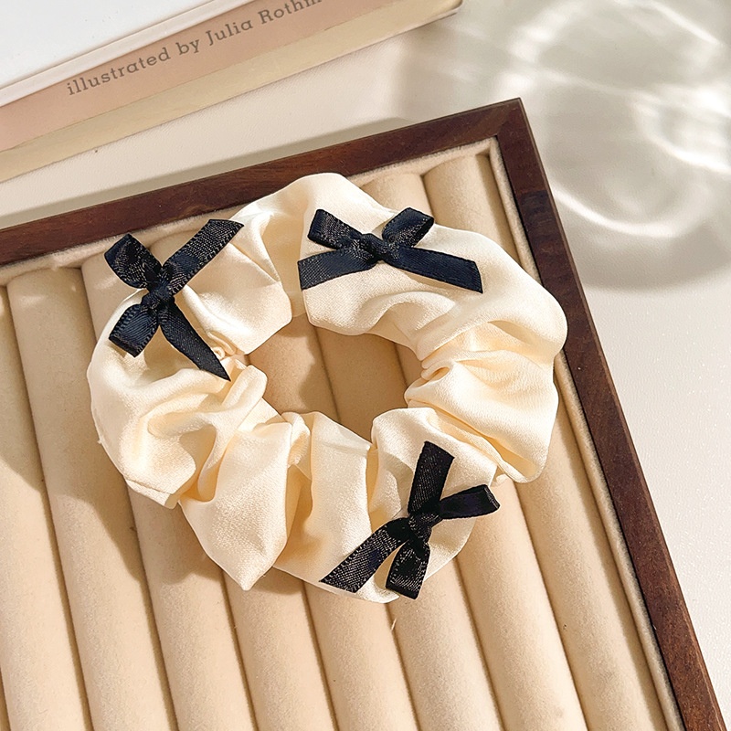 Women's Daily Sweet Rib-Knit Lace Hair Tie Solid Flower Lattice