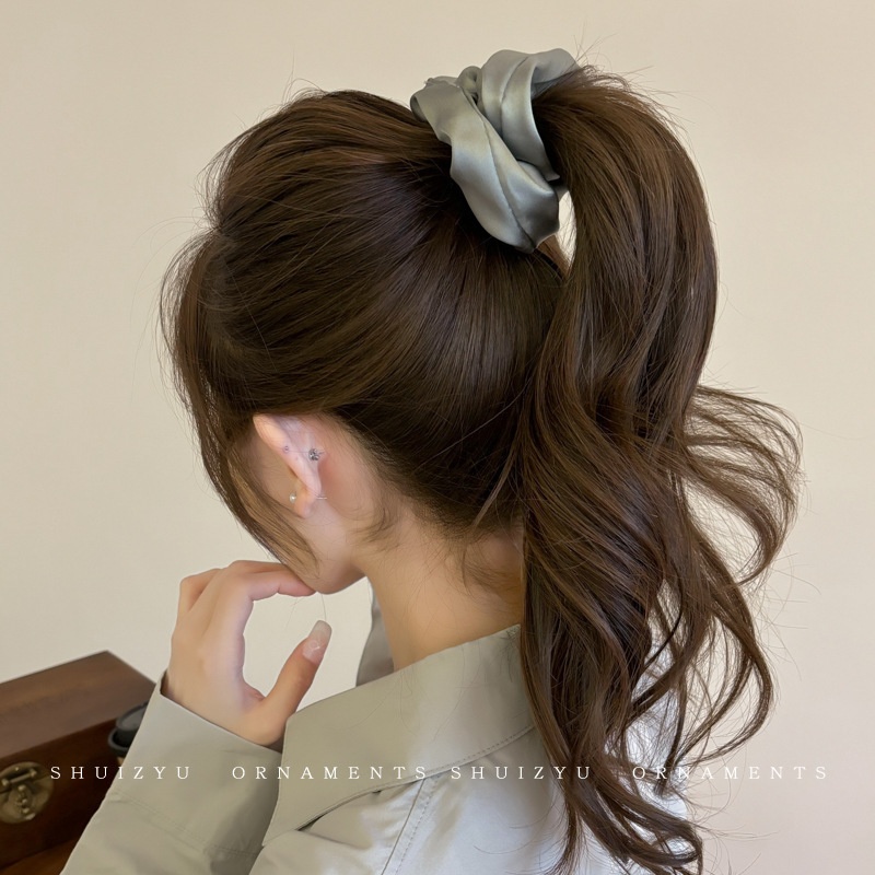 Women's Daily Damage-Free Fabric Hair Tie Floral Polka Dots Bow