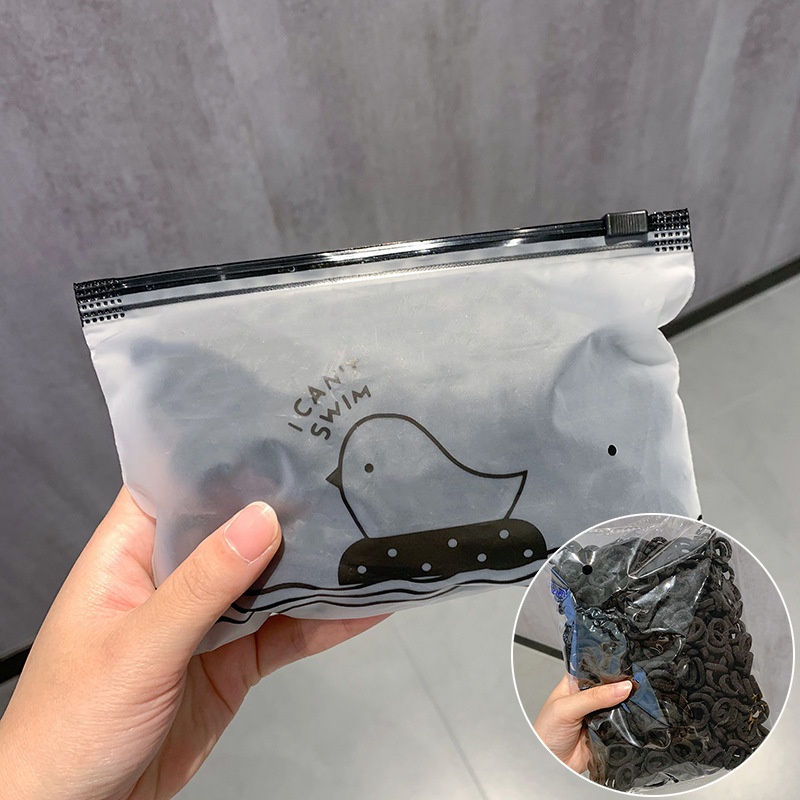 Girls High Elastic Seamless Hair Ties Nylon Towel Ring Rubber Bands