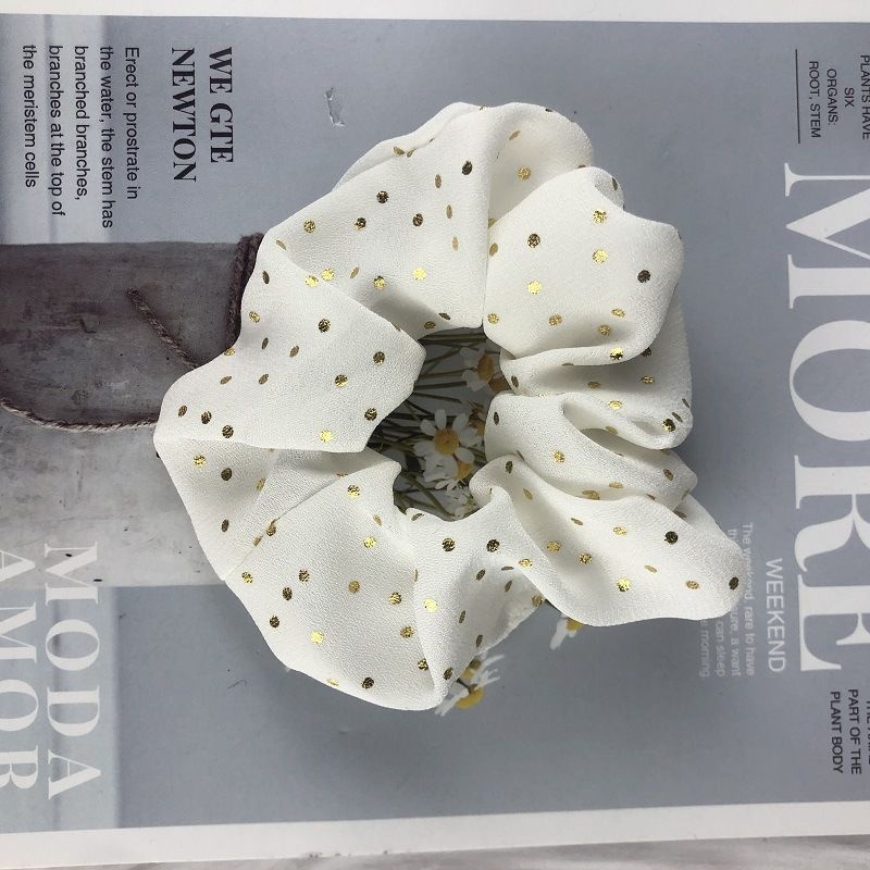 Women's Simple Casual Everyday Cloth Hair Tie Scrunchie Solid Color