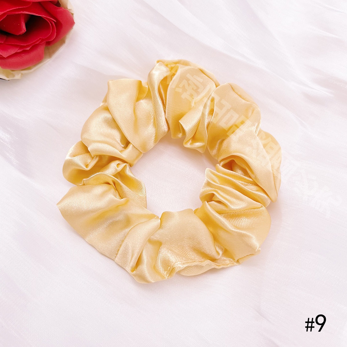 Women's Elegant Cloth Y2K Bohemian Scrunchie Hair Tie Solid Color