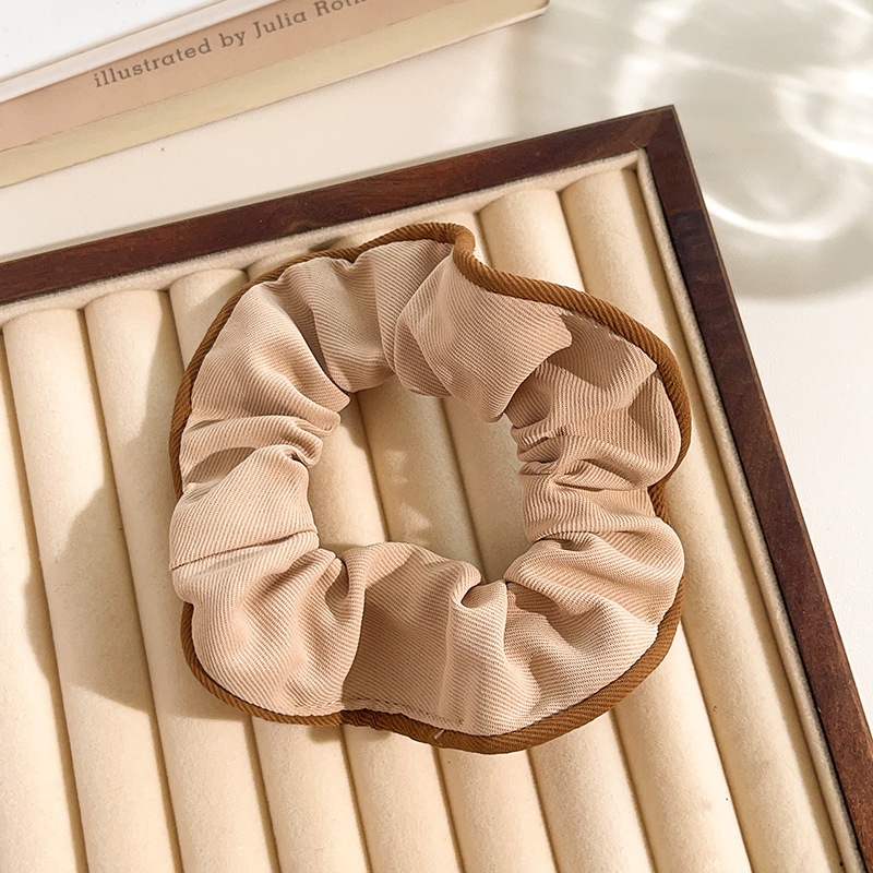 Women's Daily Sweet Rib-Knit Lace Hair Tie Solid Flower Lattice